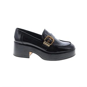 Dolce Vita - Black Leather Platform Loafers - Sz 7.5
